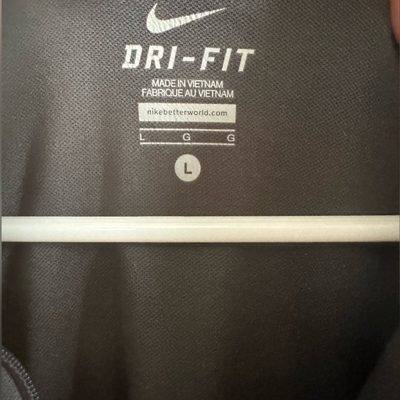 Nike Dri- Fit Dark Gray Quarter Zip - Men’s Size Large - Picture 3 of 4